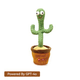 AI Toy – AI Cactus,The Smart Plush Toy That Moves and Talks! (Powered By GPT-4o)