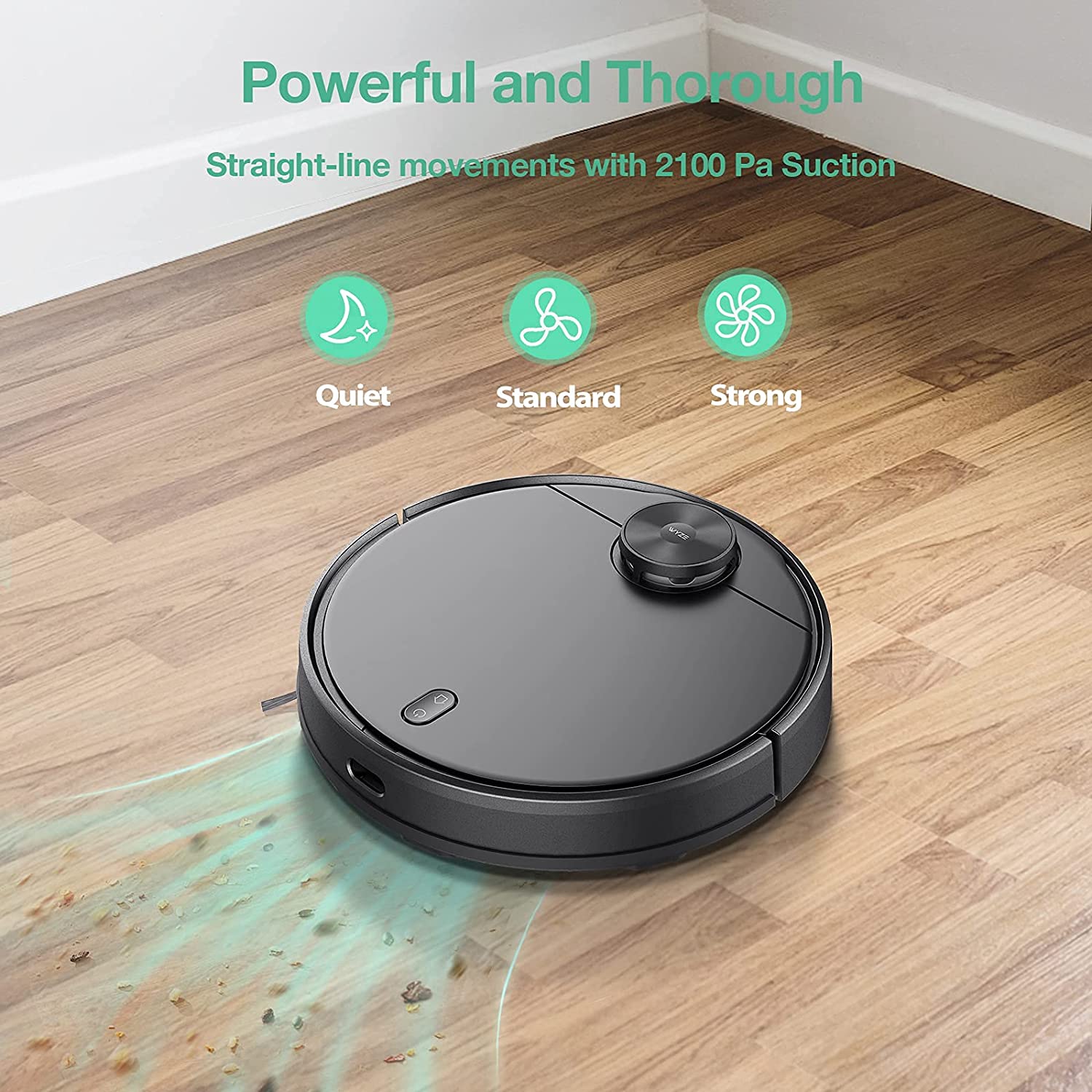 Wyze Robot Vacuum Multiple Floors with LIDAR  Room Mapping