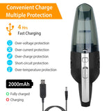 4800PA Car Handheld Portable Vacuum Cleaner Cordless(Rechargeable)