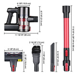 25kPa Cordless Foldable Lightweight Stick Vacuum Cleaner